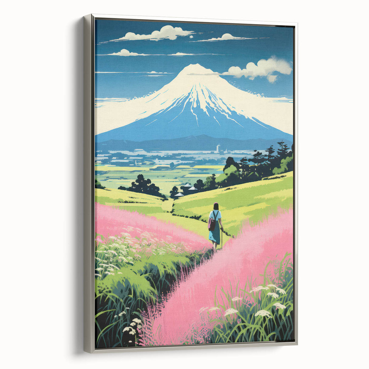 Modern Electric Wall Art – Vibrant Abstract Electric Art Canvas Decor