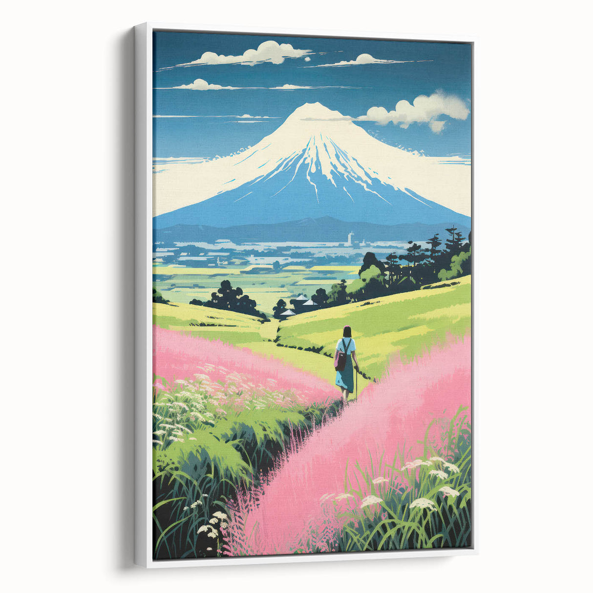 Modern Electric Wall Art – Vibrant Abstract Electric Art Canvas Decor