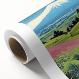 Modern Electric Wall Art – Vibrant Abstract Electric Art Canvas Decor