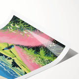 Modern Electric Wall Art – Vibrant Abstract Electric Art Canvas Decor