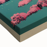 Abstract Electric Mountain Art – Vibrant Electric Wall Decor Canvas