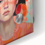 Electric Portrait Art – Vibrant Modern Electric Canvas Wall Decor