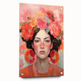 Electric Portrait Art – Vibrant Modern Electric Canvas Wall Decor