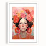 Electric Portrait Art – Vibrant Modern Electric Canvas Wall Decor