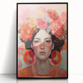 Electric Portrait Art – Vibrant Modern Electric Canvas Wall Decor