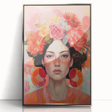 Electric Portrait Art – Vibrant Modern Electric Canvas Wall Decor