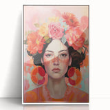 Electric Portrait Art – Vibrant Modern Electric Canvas Wall Decor