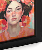 Electric Portrait Art – Vibrant Modern Electric Canvas Wall Decor