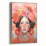 Electric Portrait Art – Vibrant Modern Electric Canvas Wall Decor
