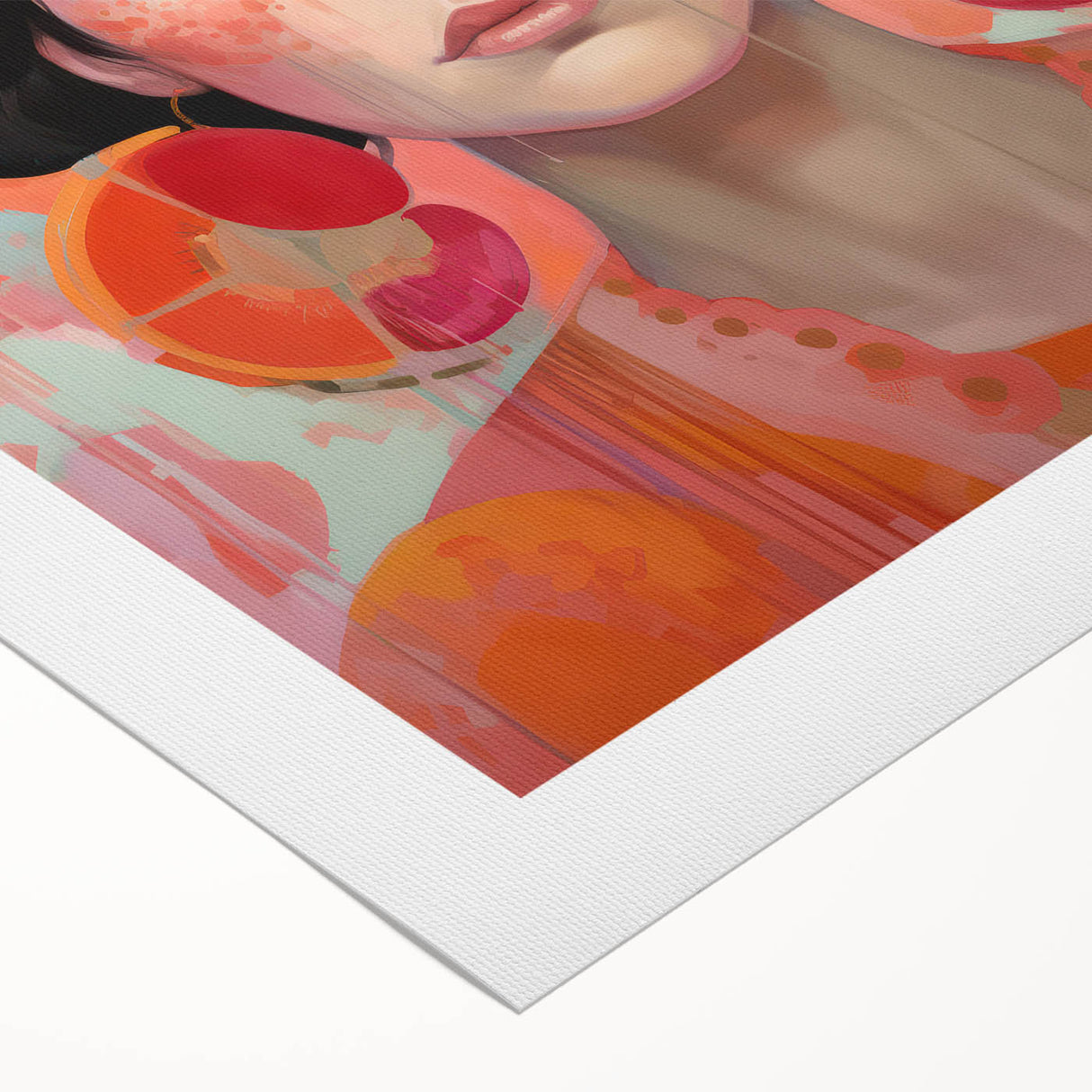 Electric Portrait Art – Vibrant Modern Electric Canvas Wall Decor