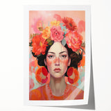 Electric Portrait Art – Vibrant Modern Electric Canvas Wall Decor