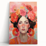 Electric Portrait Art – Vibrant Modern Electric Canvas Wall Decor