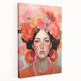 Electric Portrait Art – Vibrant Modern Electric Canvas Wall Decor