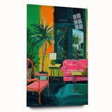 Vibrant Electric Interior Art – Abstract Electric Wall Canvas Decor
