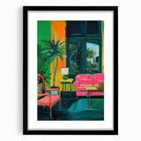 Vibrant Electric Interior Art – Abstract Electric Wall Canvas Decor