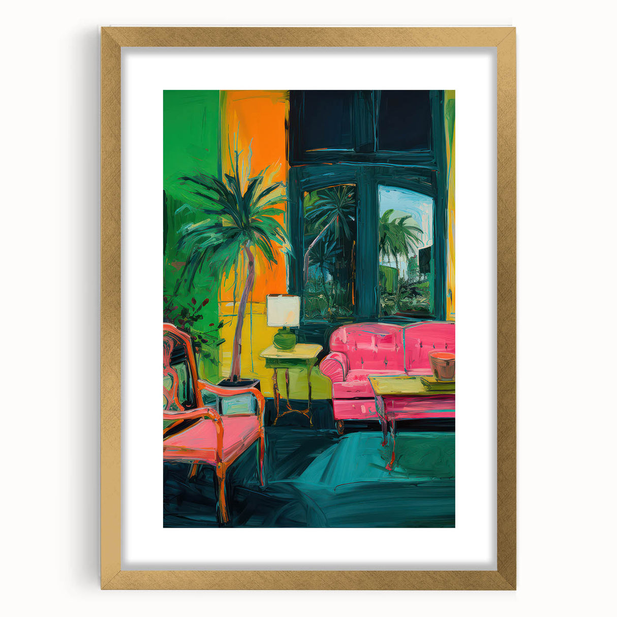 Vibrant Electric Interior Art – Abstract Electric Wall Canvas Decor