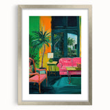 Vibrant Electric Interior Art – Abstract Electric Wall Canvas Decor