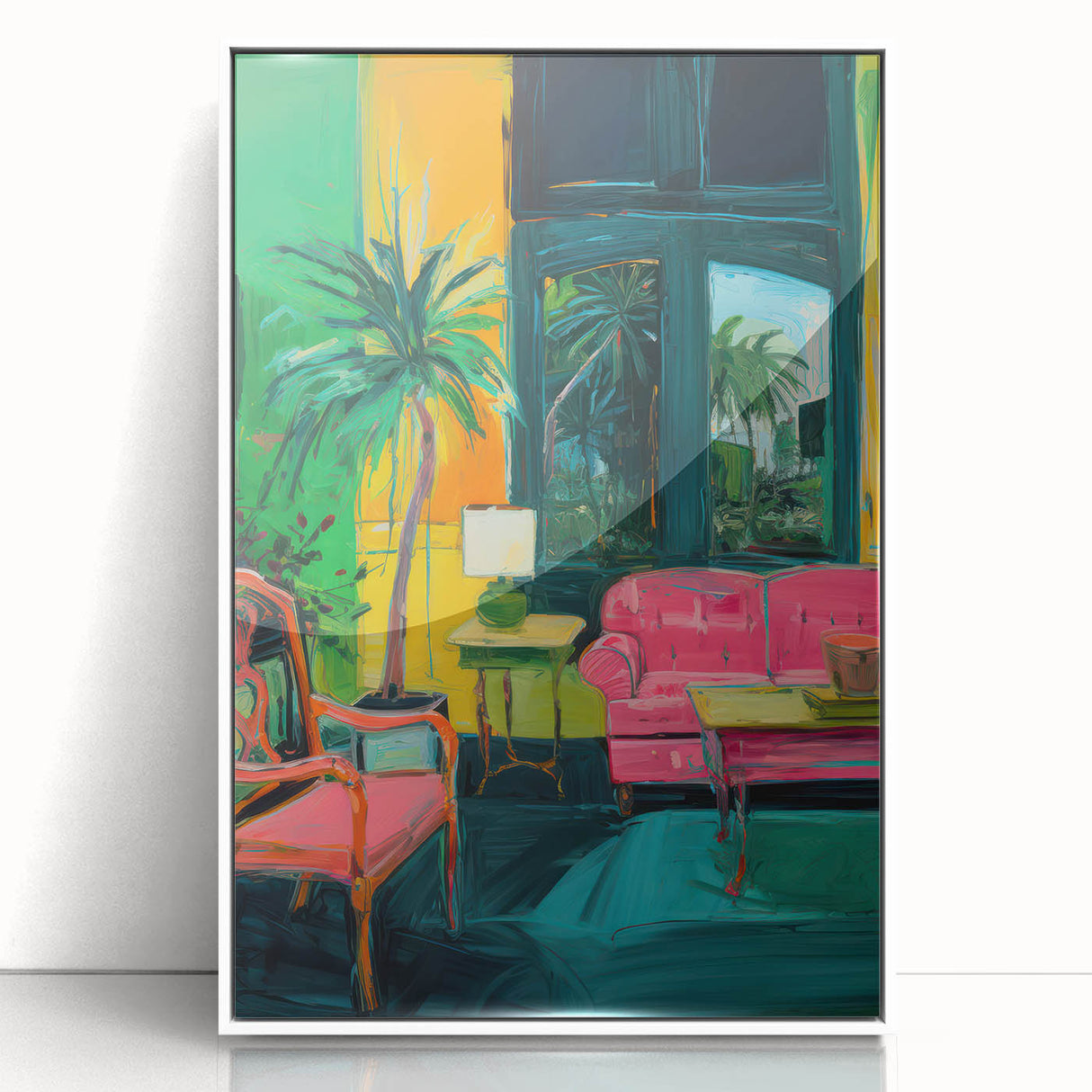 Vibrant Electric Interior Art – Abstract Electric Wall Canvas Decor