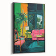 Vibrant Electric Interior Art – Abstract Electric Wall Canvas Decor