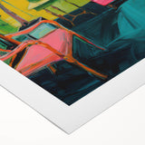 Vibrant Electric Interior Art – Abstract Electric Wall Canvas Decor