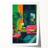 Vibrant Electric Interior Art – Abstract Electric Wall Canvas Decor