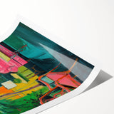 Vibrant Electric Interior Art – Abstract Electric Wall Canvas Decor