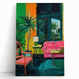 Vibrant Electric Interior Art – Abstract Electric Wall Canvas Decor