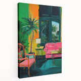 Vibrant Electric Interior Art – Abstract Electric Wall Canvas Decor