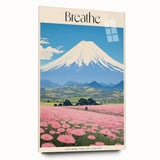 Electric Nature Landscape Art – Vibrant Modern Electric Canvas Decor