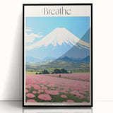 Electric Nature Landscape Art – Vibrant Modern Electric Canvas Decor