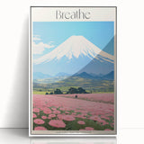 Electric Nature Landscape Art – Vibrant Modern Electric Canvas Decor