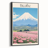 Electric Nature Landscape Art – Vibrant Modern Electric Canvas Decor