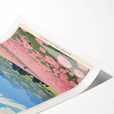 Electric Nature Landscape Art – Vibrant Modern Electric Canvas Decor