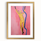 Playful Electric Cat Art – Abstract Electric Wall Canvas Decor