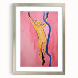 Playful Electric Cat Art – Abstract Electric Wall Canvas Decor