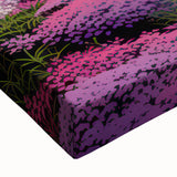 Vibrant Electric Mountain River Art – Modern Electric Wall Canvas