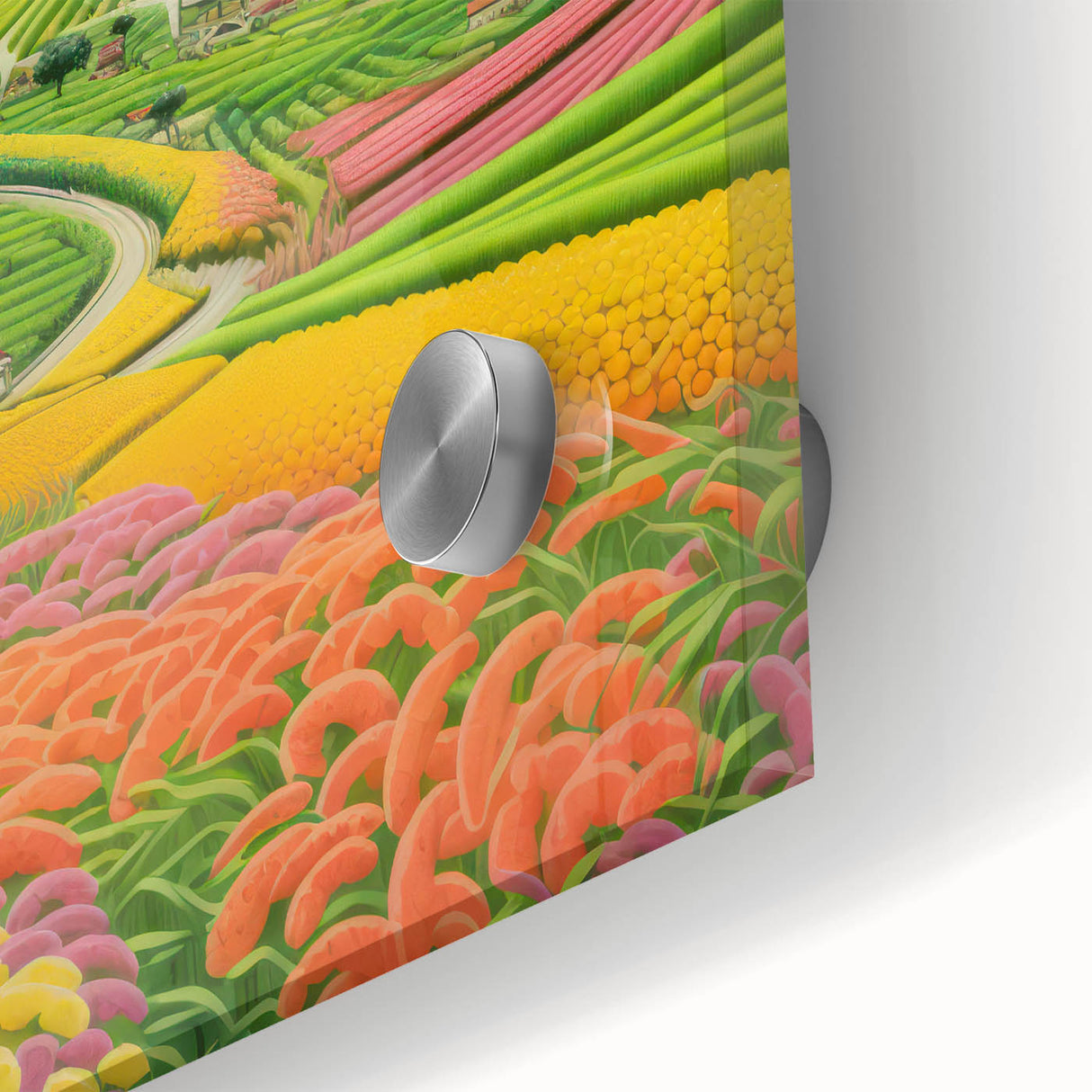 Colorful Electric Landscape Art – Modern Electric Wall Canvas Decor