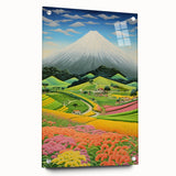 Colorful Electric Landscape Art – Modern Electric Wall Canvas Decor