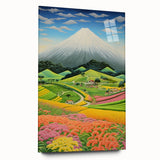 Colorful Electric Landscape Art – Modern Electric Wall Canvas Decor