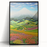 Colorful Electric Landscape Art – Modern Electric Wall Canvas Decor