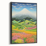 Colorful Electric Landscape Art – Modern Electric Wall Canvas Decor