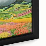 Colorful Electric Landscape Art – Modern Electric Wall Canvas Decor