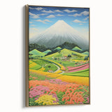 Colorful Electric Landscape Art – Modern Electric Wall Canvas Decor