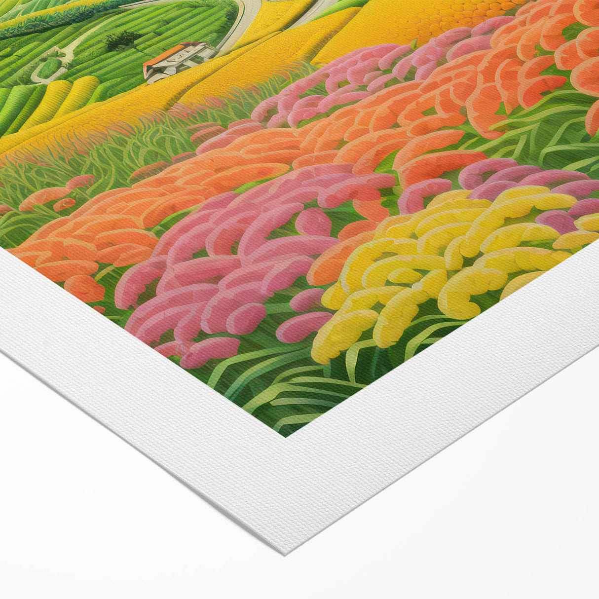 Colorful Electric Landscape Art – Modern Electric Wall Canvas Decor