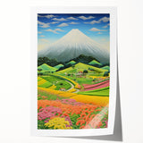Colorful Electric Landscape Art – Modern Electric Wall Canvas Decor