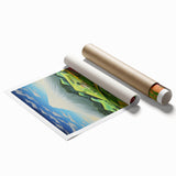 Colorful Electric Landscape Art – Modern Electric Wall Canvas Decor