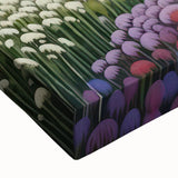 Electric Floral Mountain Art – Vibrant Modern Electric Wall Canvas