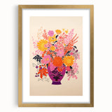 Vibrant Electric Floral Canvas – Modern Electric Decor Print
