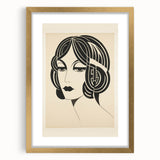 Modern Electric Portrait Canvas – Abstract Electric Art Print