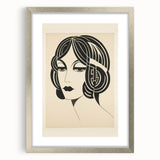 Modern Electric Portrait Canvas – Abstract Electric Art Print